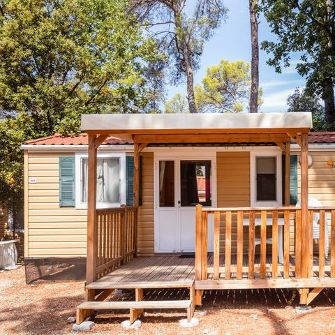 MOBILHOME 6 personnes - Classic | 2 Ch. | 4/6 Pers. | Terrasse surélevée | Clim.