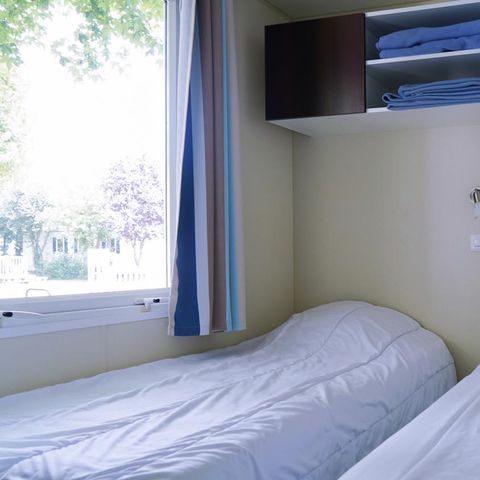 MOBILHOME 6 personnes - Classic XL | 3 Ch. | 6 Pers. | Terrasse surélevée | Clim. | TV