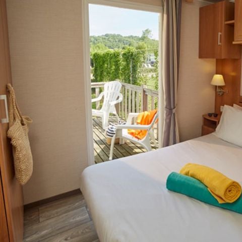 BUNGALOW 8 personnes - Classic XL | 3 Ch. | 6/8 Pers. | Terrasse surélevée non couverte | Clim.
