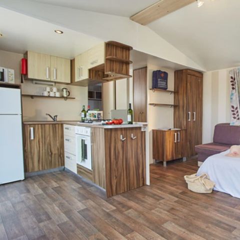 BUNGALOW 8 personnes - Classic XL | 3 Ch. | 6/8 Pers. | Terrasse surélevée non couverte | Clim.