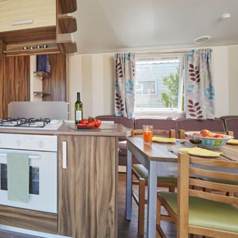 BUNGALOW 8 personnes - Classic XL | 3 Ch. | 6/8 Pers. | Terrasse surélevée non couverte | Clim.