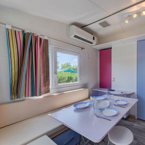 MOBILE HOME 6 people - Mobile-home | Comfort | 2 Bedrooms | 4/6 Pers. | Raised terrace | Air-con.