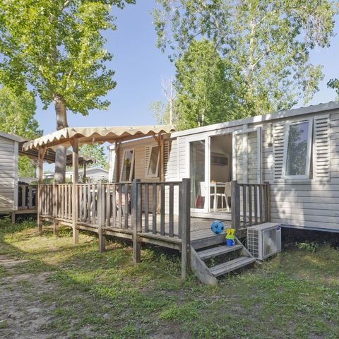 BUNGALOW 6 personnes - Comfort XL | 3 Ch. | 6 Pers. | Terrasse surélevée | Clim.