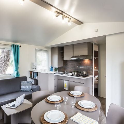 BUNGALOW 6 personnes - Comfort XL | 3 Ch. | 6 Pers. | Terrasse surélevée | Clim.
