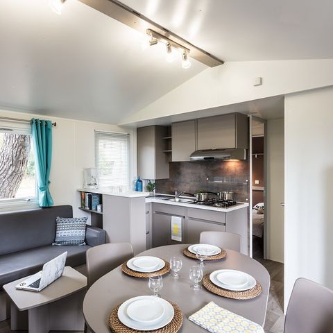 MOBILE HOME 6 people - Mobile-home | Comfort XL | 3 Bedrooms | 6 Pers. | Raised terrace | Air conditioning