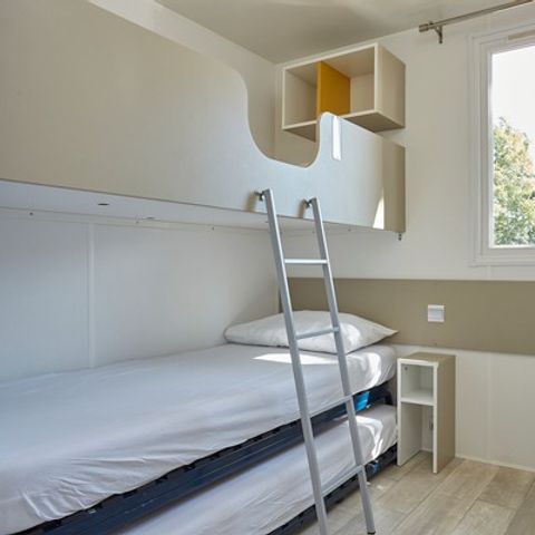 BUNGALOW 8 personnes - Comfort XL | 3 Ch. | 6/8 Pers. | Terrasse surélevée | Clim.