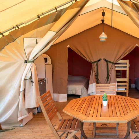 Safarizelt 5 personen - Lodge ohne Sanitäranlagen