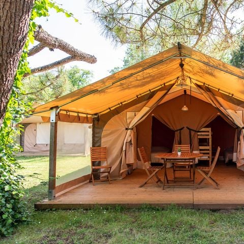 Canvas and wooden tent 5 persons - Lodge without sanitary facilities