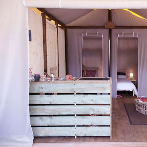 Bungalow 4 Personen - LODGE auf Stelzen 32 m²