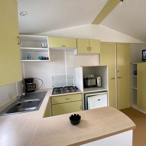 MOBILE HOME 4 people - O'hara 30m2 + terrace 10.50m2, TV