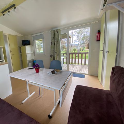 Mobilheim 4 Personen - O'hara 30m2 + Terrasse 10.50m2, TV