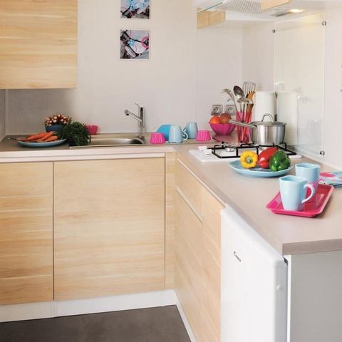 MOBILE HOME 2 people - Mobil-home Standard 18m² (1 bedroom) + TV + terrace 2 pers