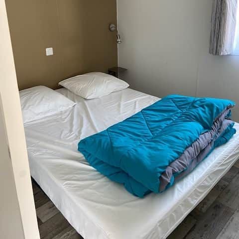 MOBILHOME 6 personnes - VANNEAU HUPPÉ - MH215 - Breiz Iloc