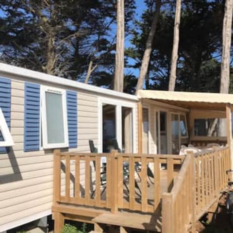 MOBILHOME 6 personnes - 3 chambres (40m² et +) - lave vaisselle et/ou lave-linge - 2 SDB - vue mer - MH31,53,70,84,106,148,151,173