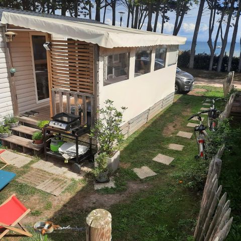 MOBILHOME 6 personnes - 3 chambres (40m² et +) - lave vaisselle et/ou lave-linge - 2 SDB - vue mer - MH31,53,70,84,106,148,151,173