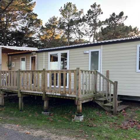 MOBILHOME 6 personnes - 3 chambres (40m² et +) - lave vaisselle et/ou lave-linge - 2 SDB - vue mer - MH31,53,70,84,106,148,151,173