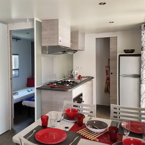 MOBILHOME 4 personnes - 2 chambres / jusqu'à 40m2 / sans équipements : MH 37 - 56 - 160 - 171 - 178 - 208