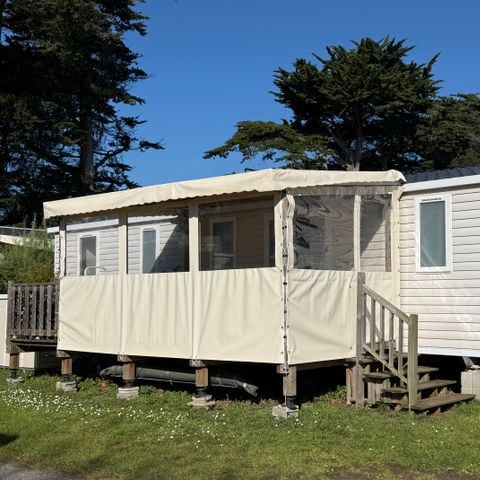 MOBILHOME 4 personnes - Mobilhome PREMIUM 4 pers. 2 chambres / 40m2 et +,  L.L et/ou L.V, terrasse fermée, vue mer  : MH 21 - 30 - 52 - 62 - 135 - 167 - 176 