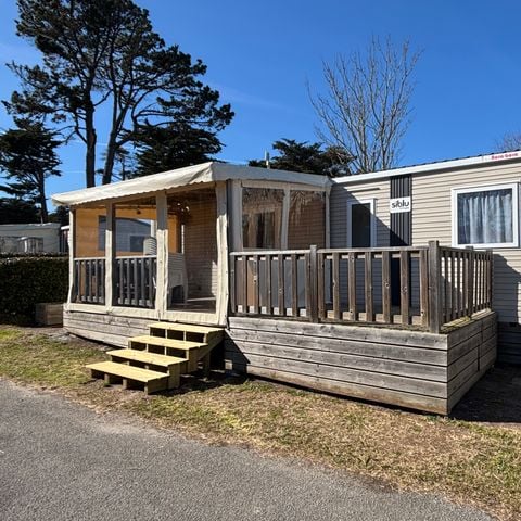 MOBILHOME 6 personnes - 3 chambres, jusqu'à 40m2, avec équipements L.L et/ou L.V : MH 26 - 46 - 57 - 75 - 123 - 136 - 139 - 145 - 151 - 163 - 216 - 220