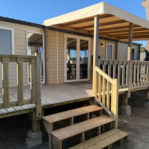 MOBILHOME 6 personnes - 3 chambres, jusqu'à 40m2, avec équipements L.L et/ou L.V : MH 26 - 46 - 57 - 75 - 123 - 136 - 139 - 145 - 151 - 163 - 216 - 220