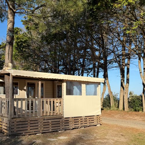 MOBILHOME 6 personnes - PREMIUM 6 pers. 3 chambres / 40m2 et + / L.L et/ou L.V, terrasse fermée, vue mer : MH 31 - 53 - 54 - 70 - 84 - 94 - 106 - 134 - 141 - 148 - 149 - 164 