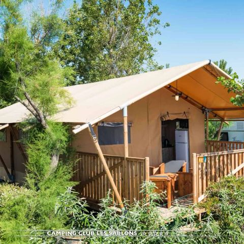 Tienda de lona y madera 6 personas - ALBERGUE ETANG 2CH