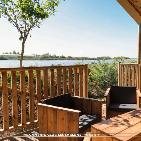 Tienda de lona y madera 6 personas - ALBERGUE ETANG 2CH