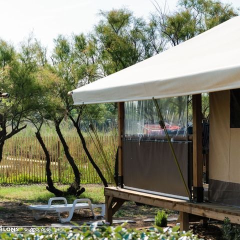 Tenda in tela e legno 5 persone - ALBERGO ETANG