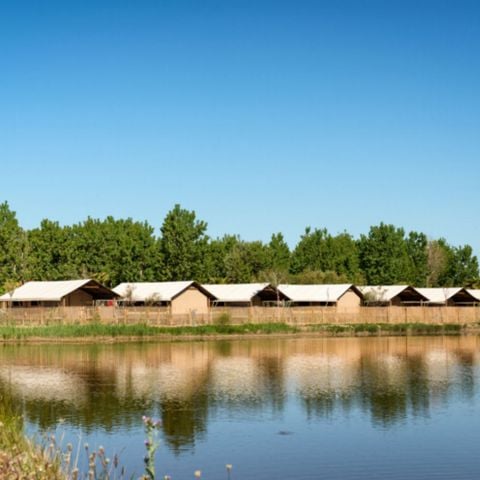 Tenda in tela e legno 5 persone - Sunlodge Comfort (senza doccia)