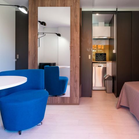 Stacaravan 2 personen - LUXE STUDIO