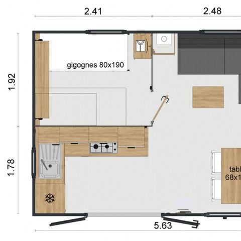 Mobile home 4 persons - CASA