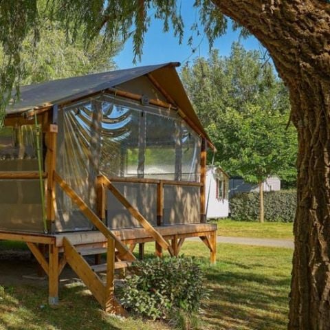 Tente en toile et en bois 5 personnes - CONFORT 2ch 5P sans sanitaires