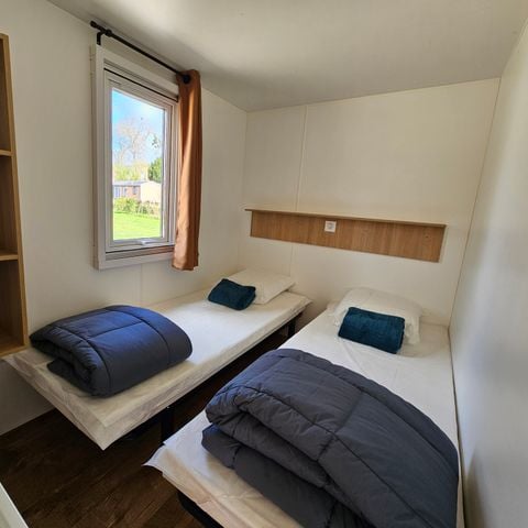 Stacaravan 6 personen - Lodge Chataignier - Uitzicht op het platteland - Nieuw in 2026