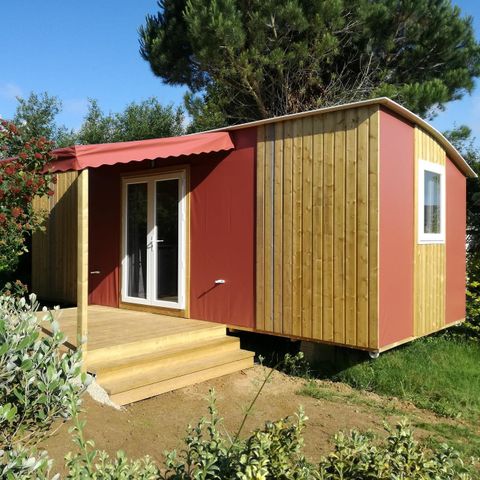 Mobilheim 4 Personen - ELITE STOFF UND HOLZ, Ohne Sanitäranlagen
