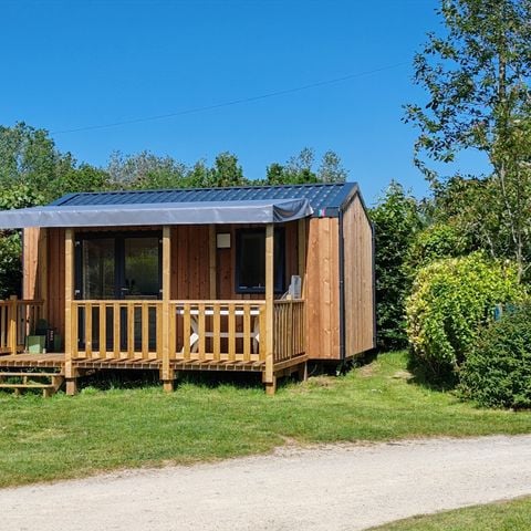 Stacaravan 2 personen - Studio 20 m² - 1 slaapkamer - Met - 1 tweepersoonsbed - HOTELFORMULE