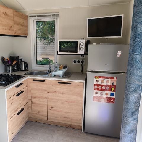 Mobilhome 4 personnes - Bergame 23m² - FORMULE HÔTELIÈRE
