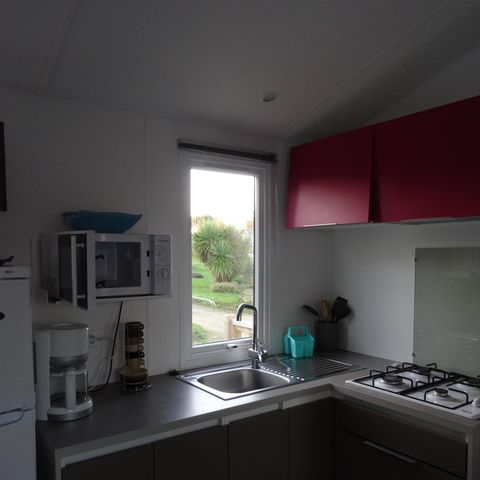 Stacaravan 6 personen - Bermudes 16 - 30 m² - 3 slaapkamers - HOTELFORMULE