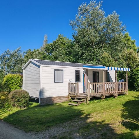 Mobilheim 6 personen - „Bermudes 16“ - 30 m² – - 3 Schlafzimmer - HOTELPAKET