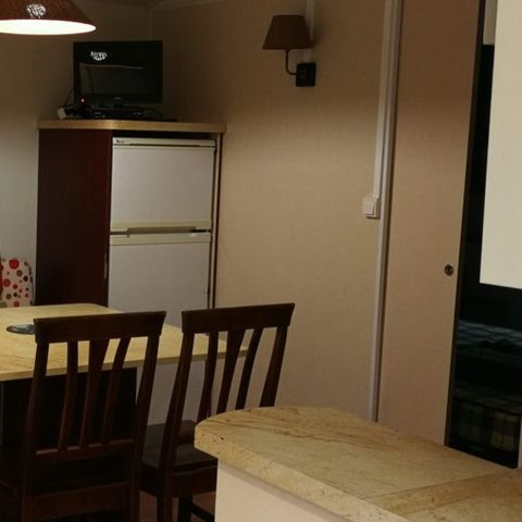 BUNGALOW 6 personnes - Mobilhome TRIO - 3 chambres, 45,5m² terrasse comprise 1/6 pers