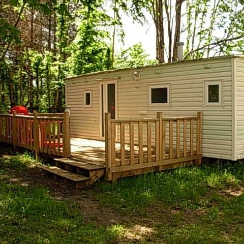Mobile home 4 persons - Mobile-home ECO - 2 bedrooms - 34m² terrace included 1/4 pers