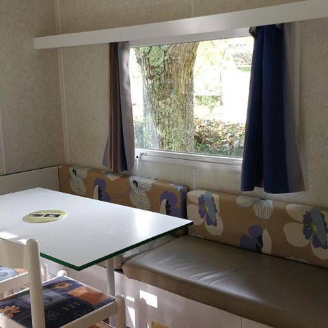 Stacaravan 4 personen - Stacaravan ECO - 2 kamers - 34m² terras inbegrepen 1/4 pers