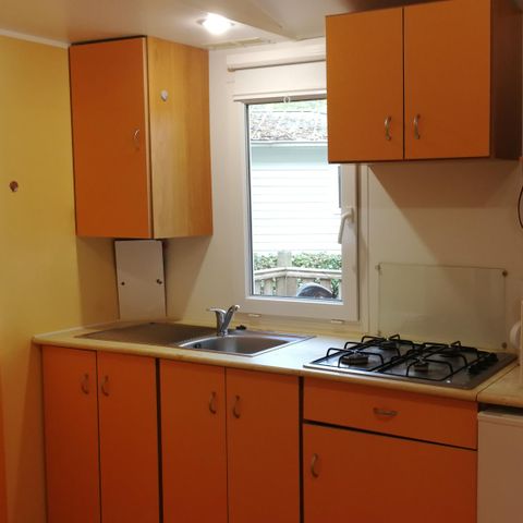 Mobile home 6 persons - Mobilhome PRIVILEGE - 2 bedrooms - 40m² terrace included 1/6 pers