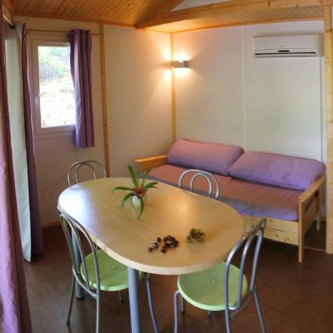 CHALET 5 personnes - REVE CONFORT climatisé 2 chambres