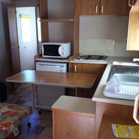 Mobilheim 4 personen - Vintage Standard 20m² - 2 Schlafzimmer + nicht überdachte Terrasse + TV