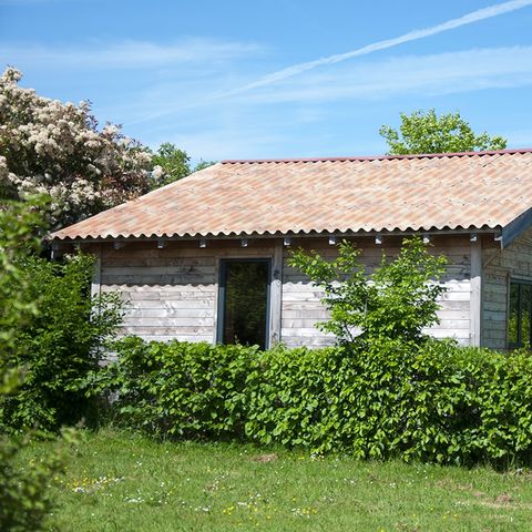 CHALET 6 people - Comfort 50m² - 3 bedrooms + covered terrace + TV + oven