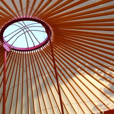 HÉBERGEMENT INSOLITE 6 personnes - Yourte 50m2 (6pers) (sans sanitaires)