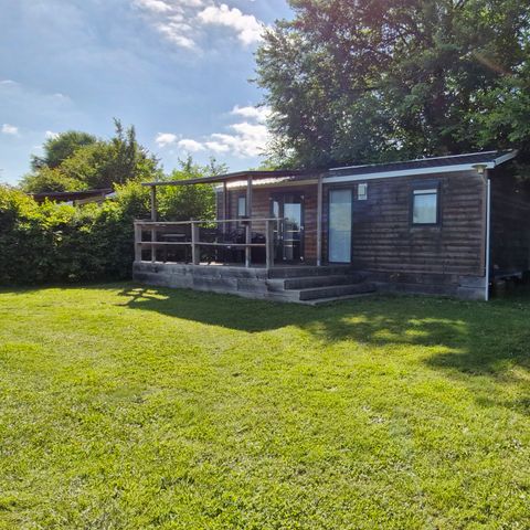 Mobile home 6 persons - Mobile-home Limousin Confort 30m² Lake view (3bed-6pers)+covered terrace+TV