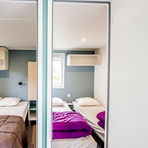 Mobile home 8 persons - Family Comfort - 40m² - Lake View – - 4 bedrooms - Covered terrace - TV