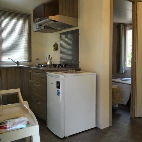 CASA MOBILE 4 persone - DELUXE CON BAGNO - 2 camere da letto 