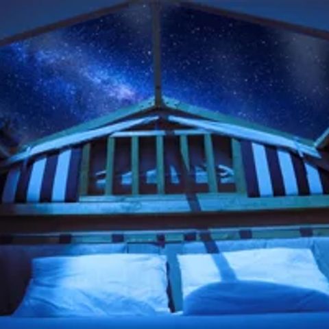 Tente en toile et en bois 2 personnes - MINI LODGE (sans sanitaires - sans cuisine)